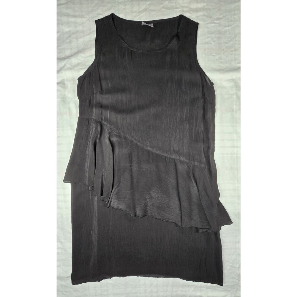 Click Color Me Cotton Cupro Sleeveless Asymmetric… - image 2